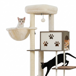 Arbre à Chat en Bois XXL Ruby