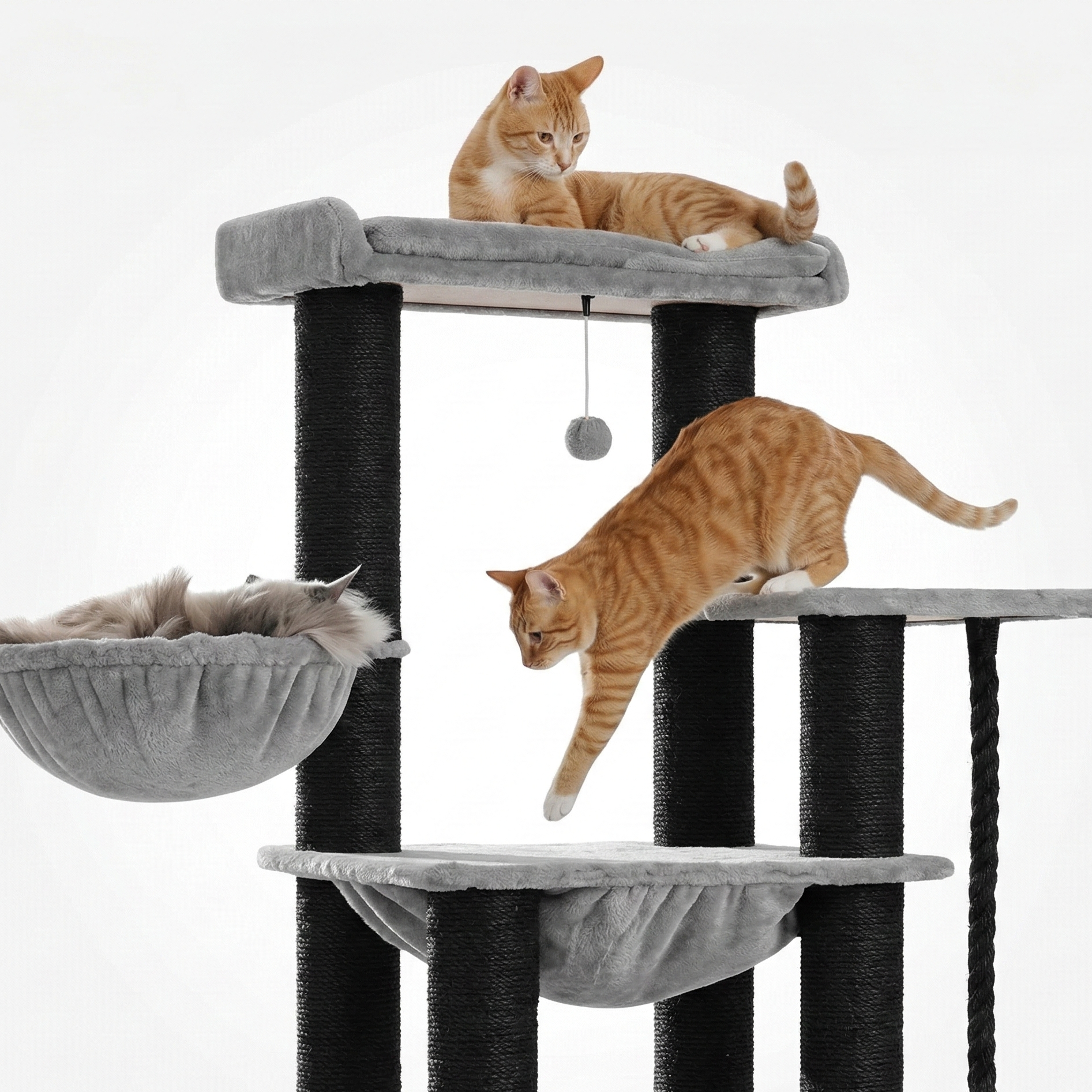 Arbre à Chat XXL 170 cm - MAJESTIC GRAY