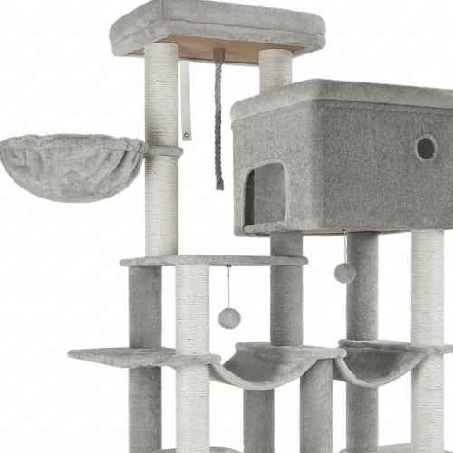 Arbre à Chat Tour XXL 2m Gris - FESTINA