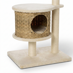 Arbre à Chat en Design Rotin Gorfolino