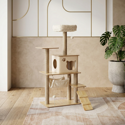 Arbre à Chat en Bois 130cm Goaya