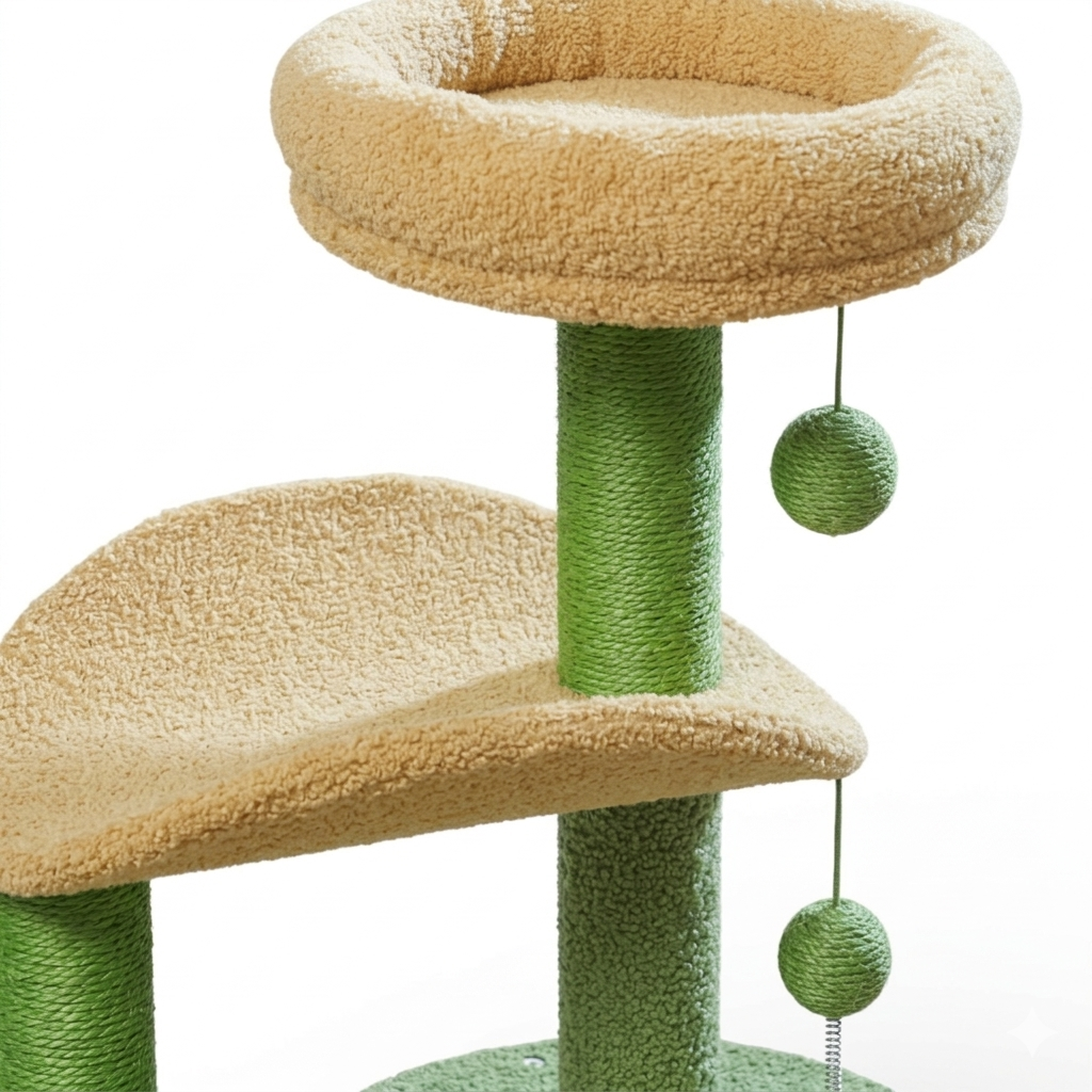 Arbre à Chat Cactus Design 80cm - CATCUSA