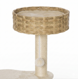 Arbre à Chat en Design Rotin Gorfolino