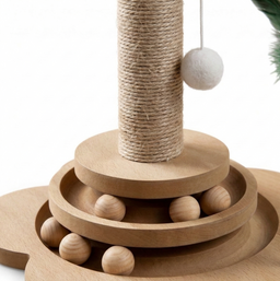 Griffoir Chat en Bois Design Gioga