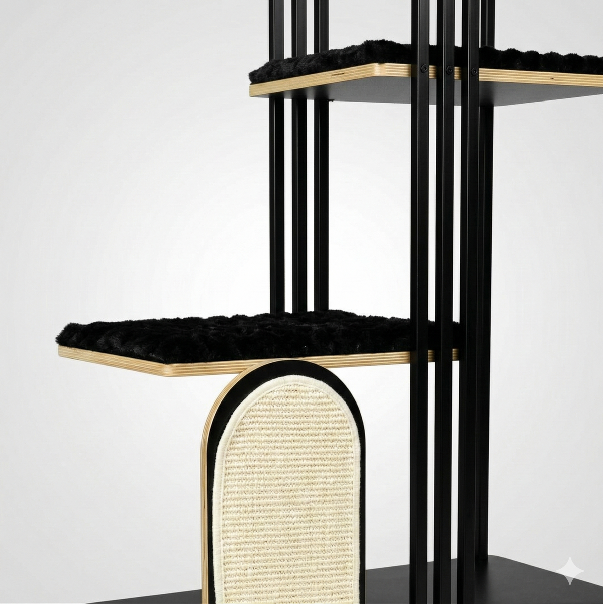 Arbre à Chat Design Industriel 170cm - Structure Acier - RAVELO