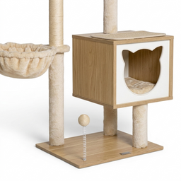 Arbre à Chat Multi Equipement Beige Savoya