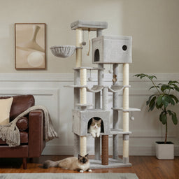 Arbre à Chat Tour XXL 2m Gris Festina
