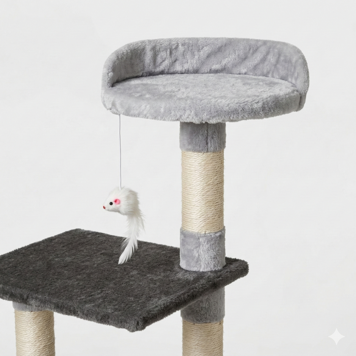 Arbre à Chat 48X48X100 cm Multi-Niveaux avec Niche Design - COSMO