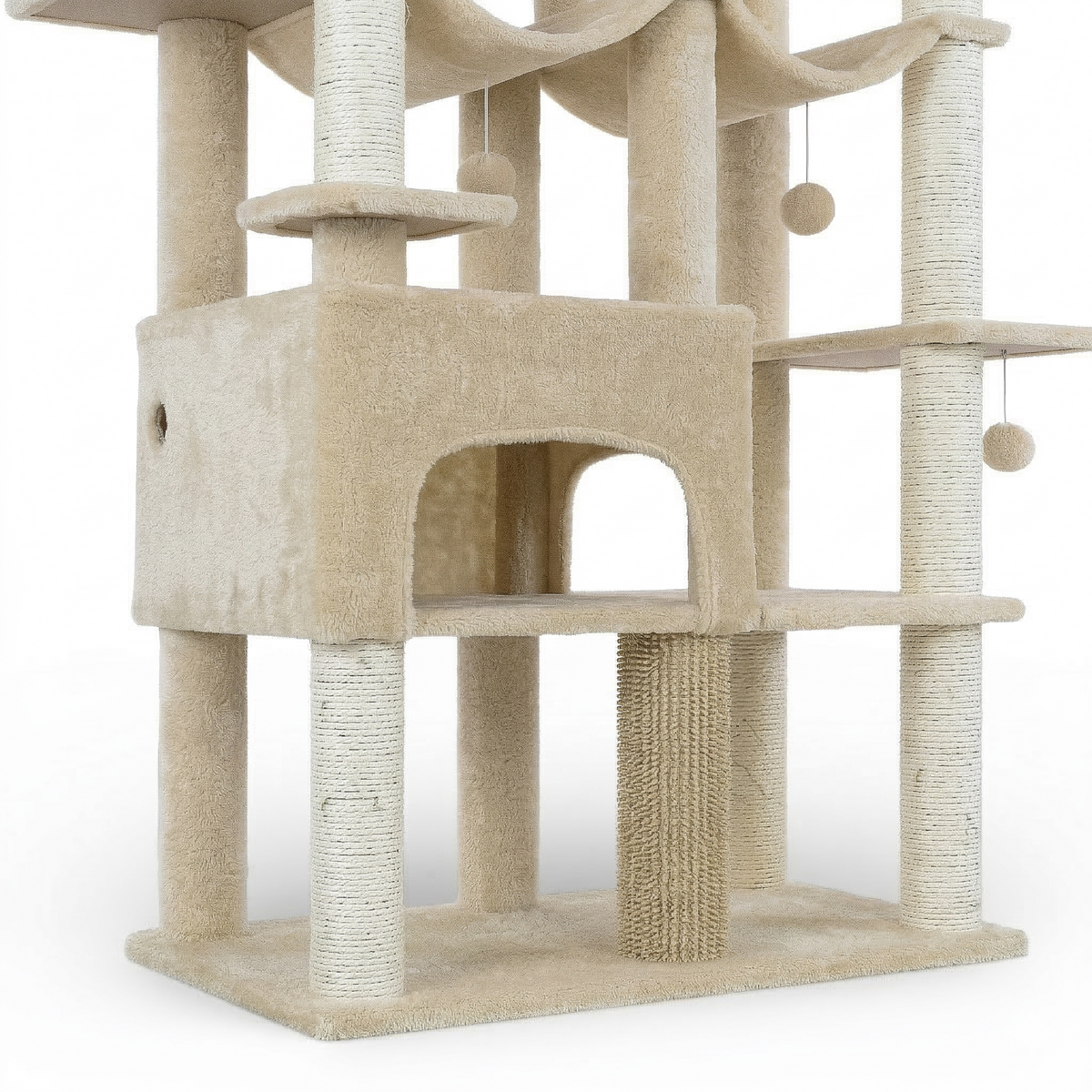 Arbre à Chat Tour XXL 2m Beige - FESTINA