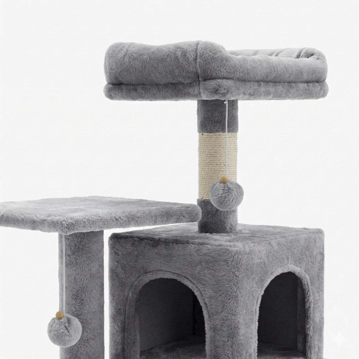 Arbre à chat Multi-Niveaux Gris Bello