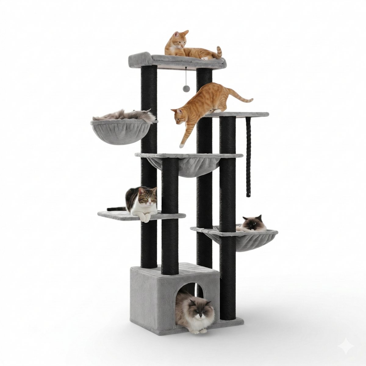 Arbre à Chat XXL 170 cm - MAJESTIC