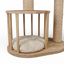 Arbre à Chat en Bois et Osier Panio