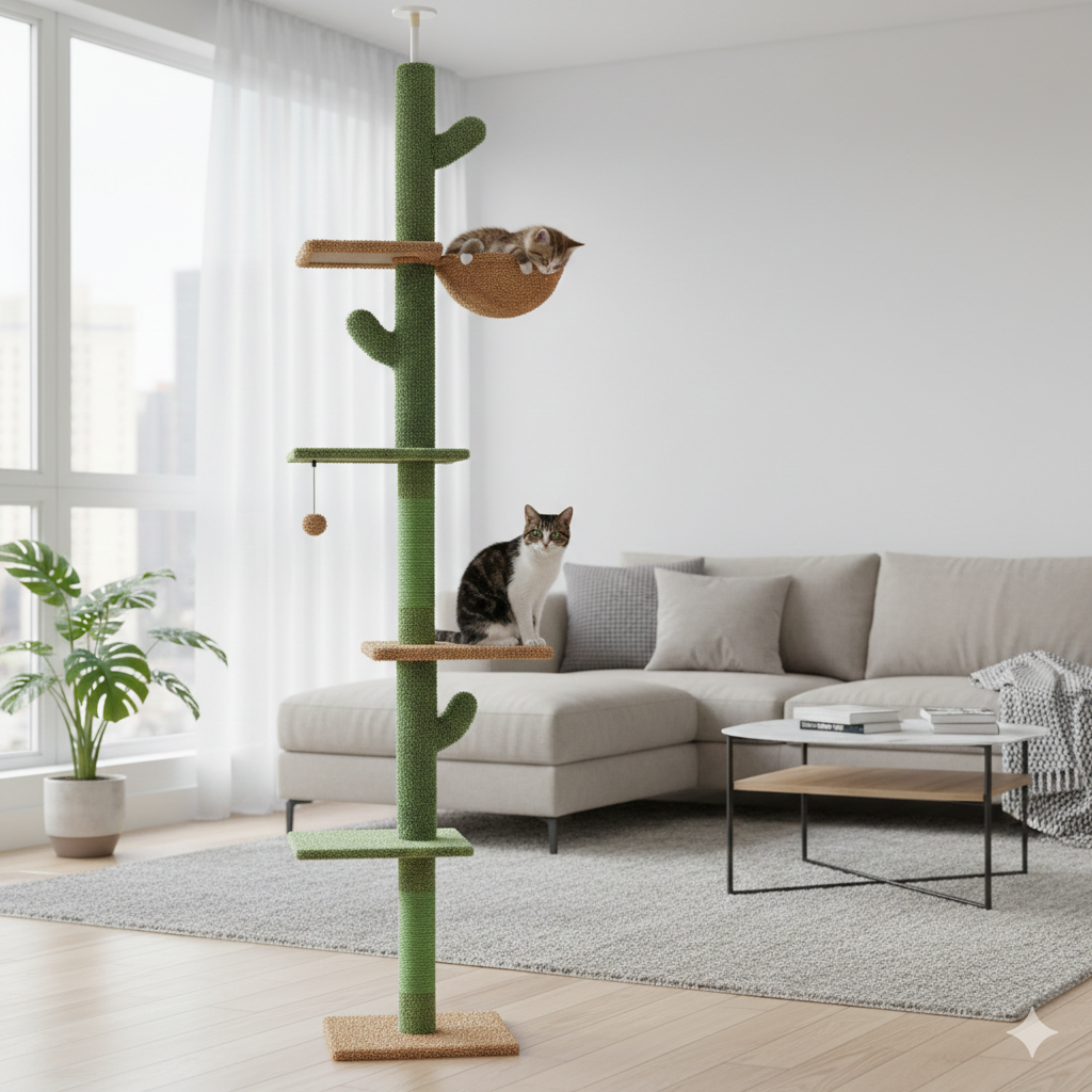 Arbre à Chat Cactus Géant - FUDAJO