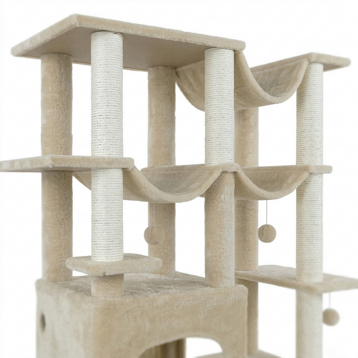 Arbre à Chat Tour XXL 2m Beige - FESTINA