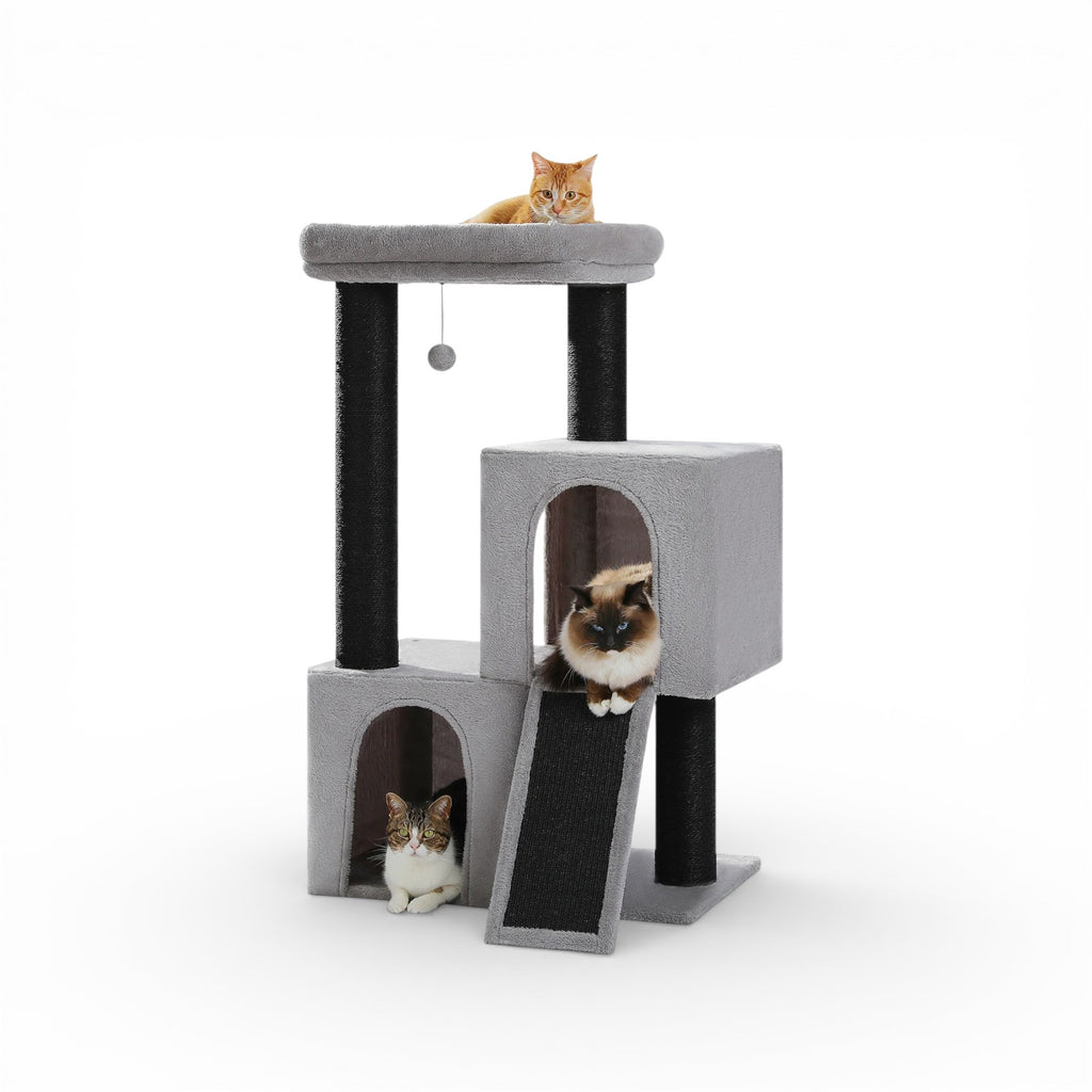 Arbre à Chat Moyen Griffoir Gris - FELIX