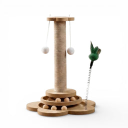 Griffoir Chat en Bois Design Gioga