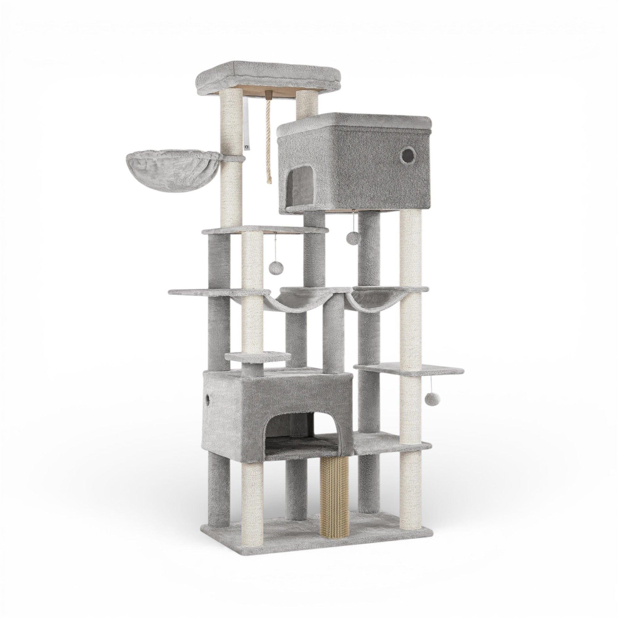 Arbre à Chat Tour XXL 2m Gris - FESTINA