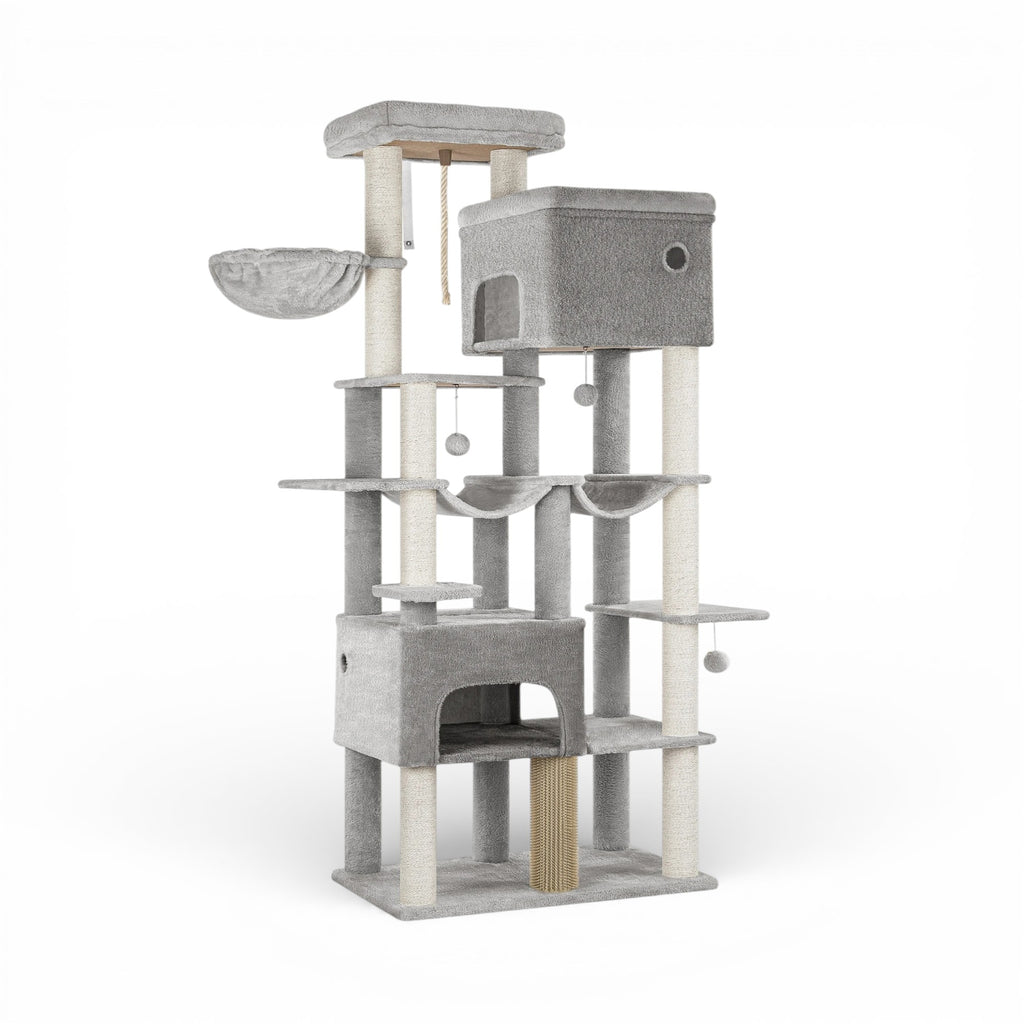Arbre à Chat Tour XXL 2m Gris - FESTINA