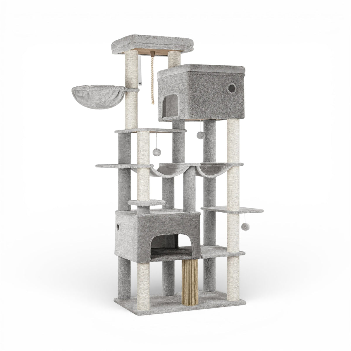 Arbre à Chat Tour XXL 2m Gris - FESTINA