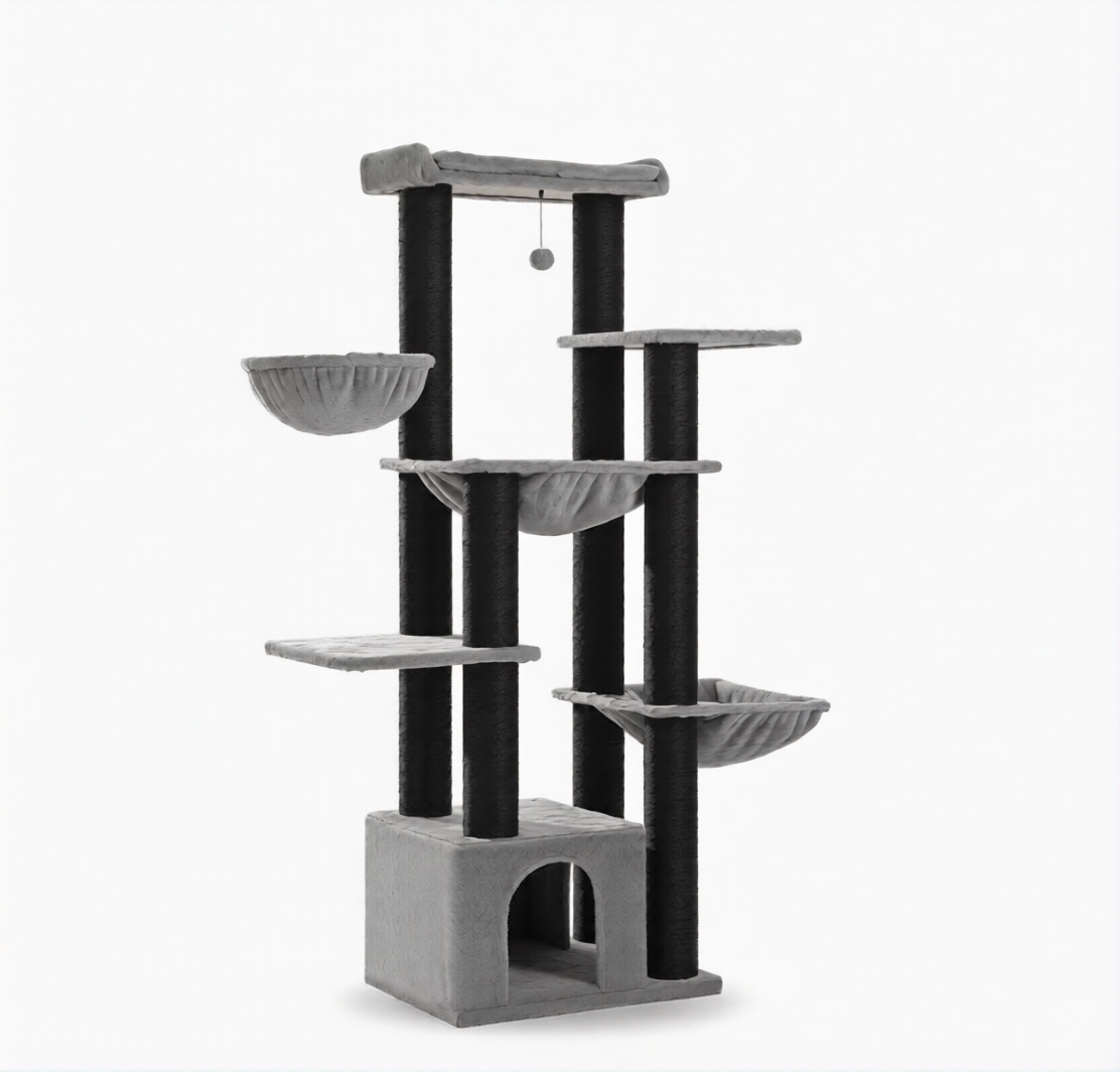 Arbre à Chat XXL 170 cm - MAJESTIC GRAY