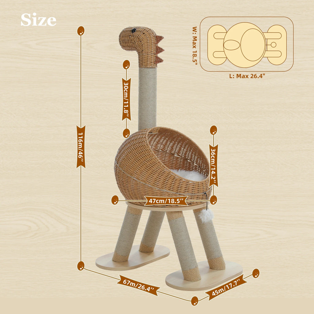 Arbre à Chat Design Dinocat