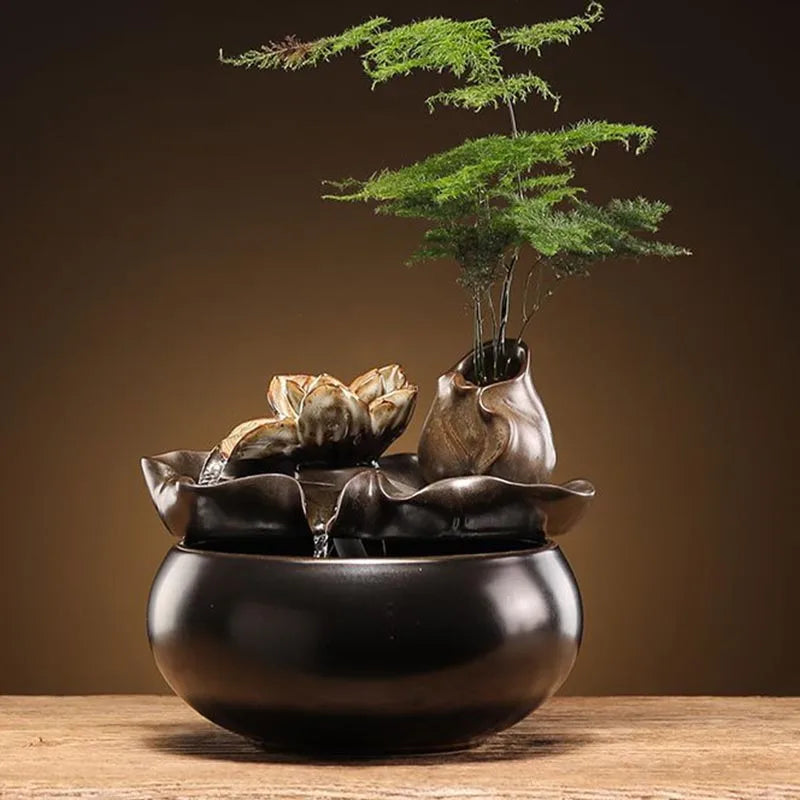 Fontaine à eau en céramique design - FLORALO