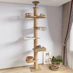 Arbre à Chat du Sol au Plafond Sisal Skyfe