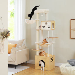 Arbre à Chat en Bois XXL Ruby