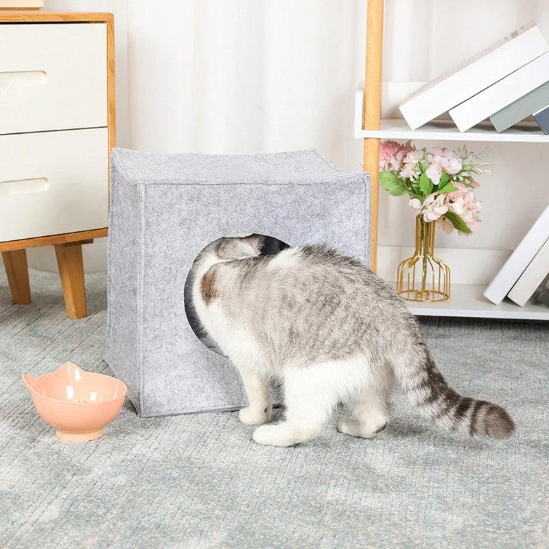 Cabane cube en feutre Cubby