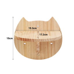 Arbre a chat mural en bois escalier Strada