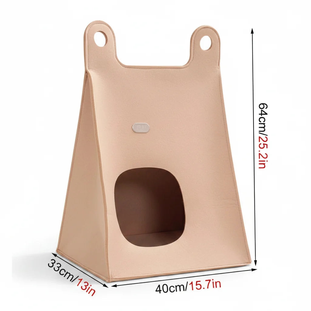 Cabane cube en feutre Cubby