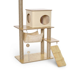 Arbre à Chat en Bois 130cm Goaya
