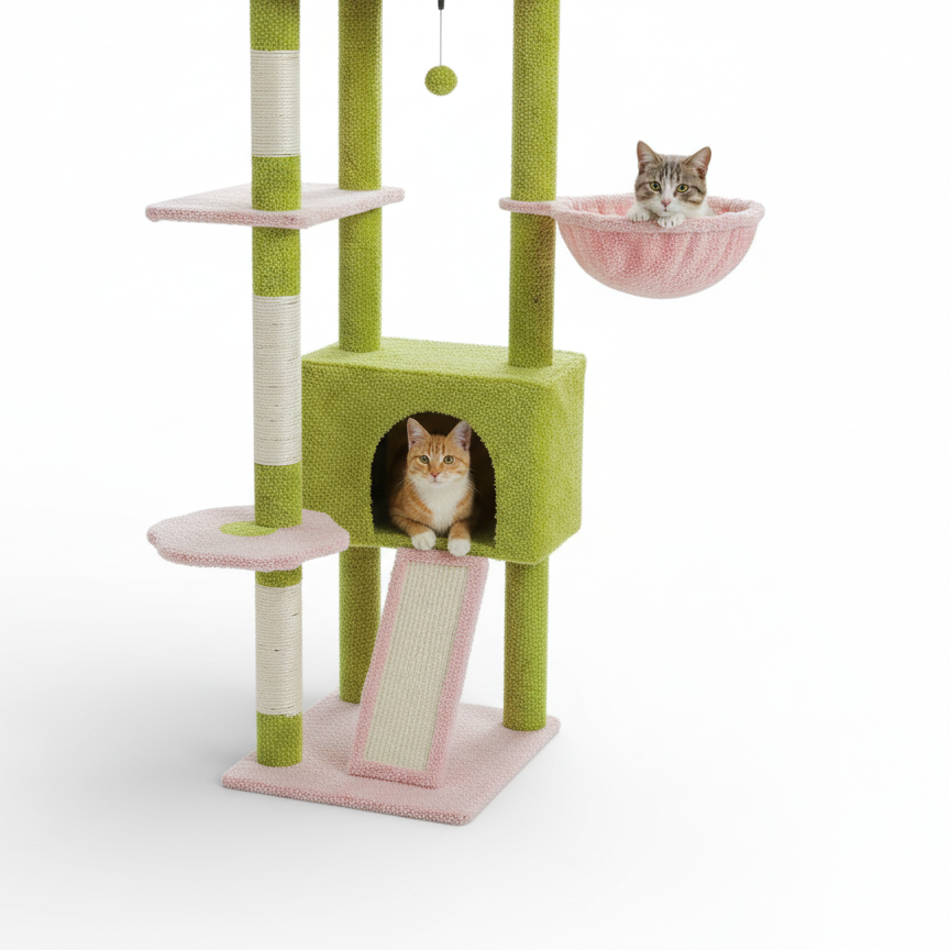 Arbre à Chat Sol au Plafond Réglable - VERDACAT