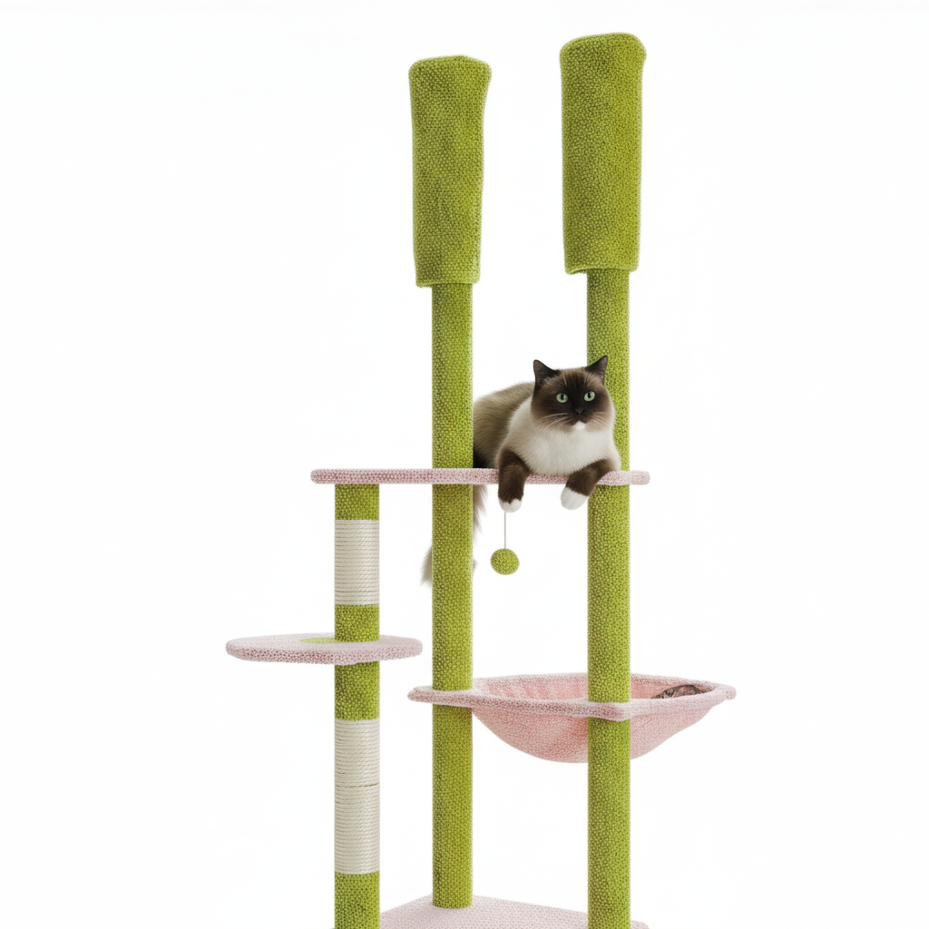 Arbre à Chat Sol au Plafond Réglable - VERDACAT