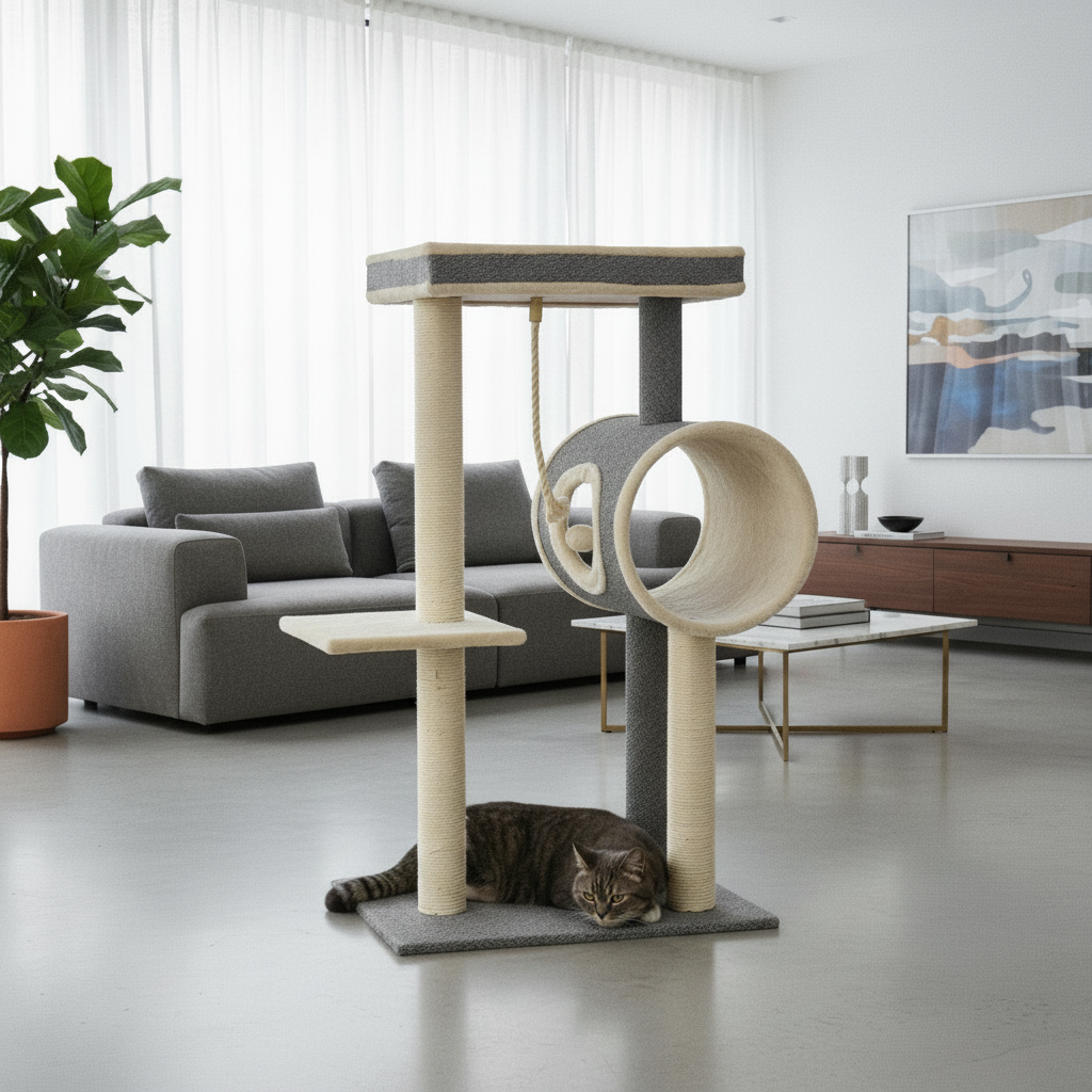 Arbre à chats tunnel - MANGO