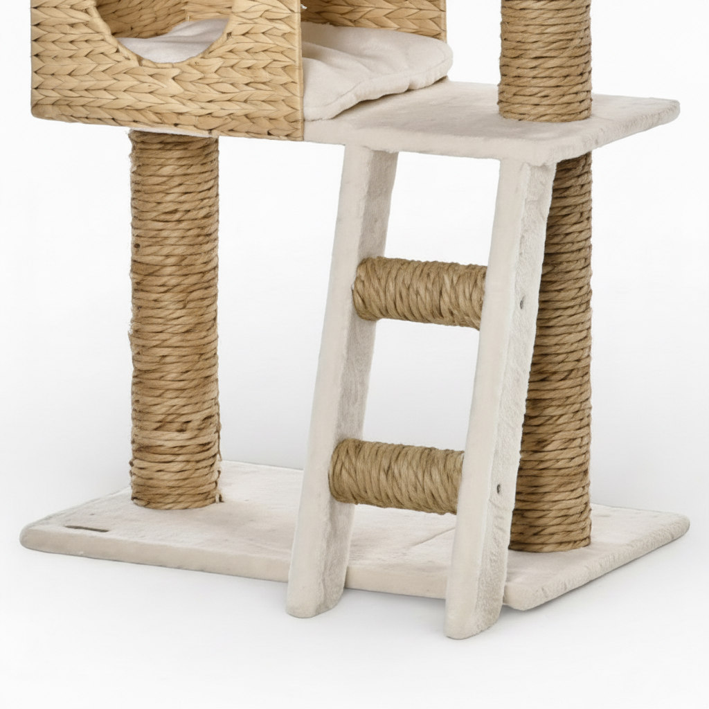 Arbre à chat arbre à grimper griffoir hauteur 100,5 cm - PLATONI