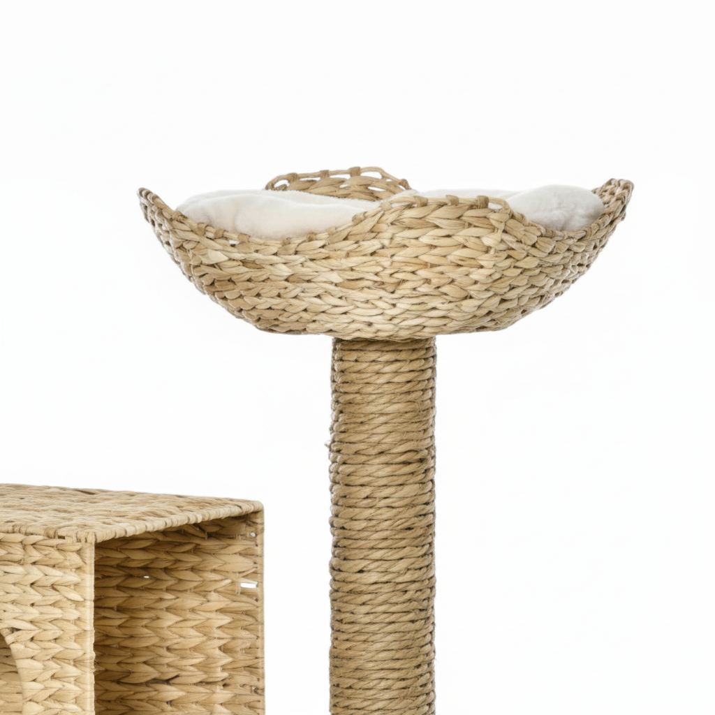 Arbre à chat arbre à grimper griffoir hauteur 100,5 cm - PLATONI