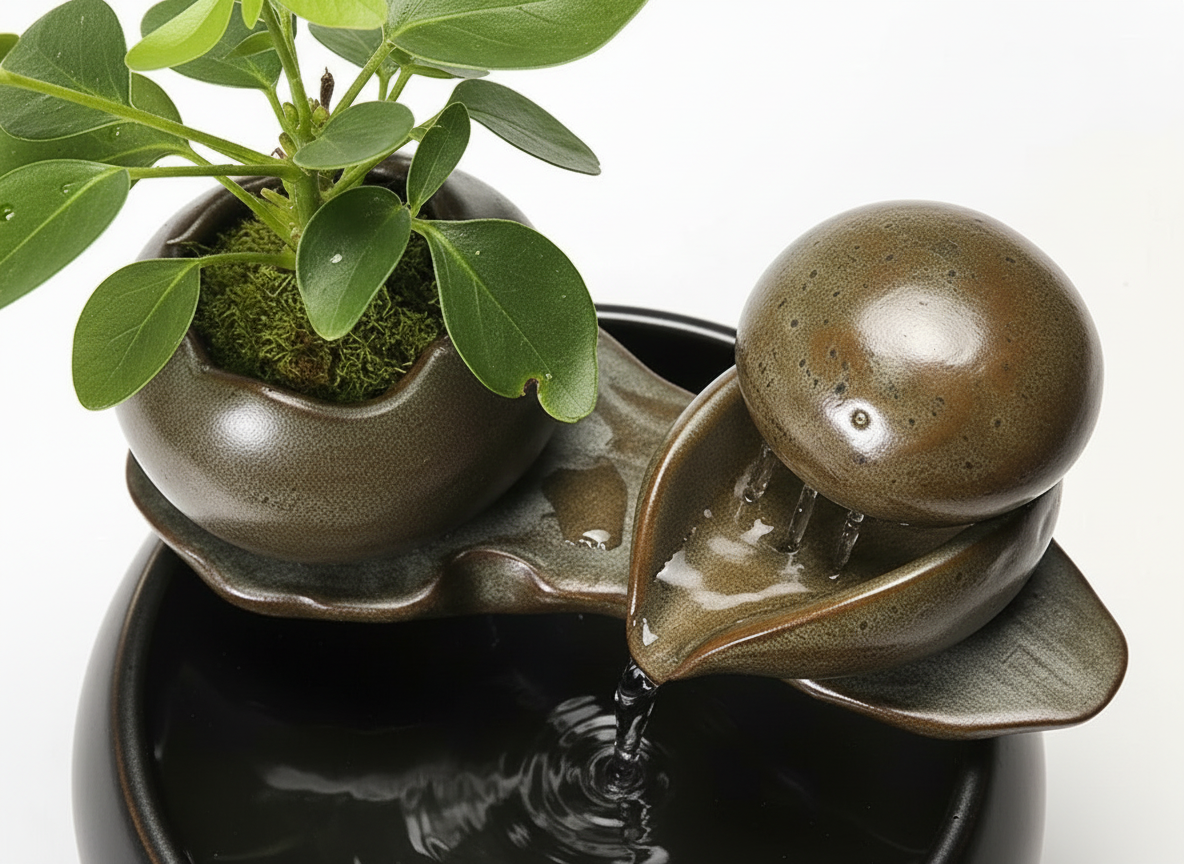 Fontaine à eau en céramique design - FLORALO