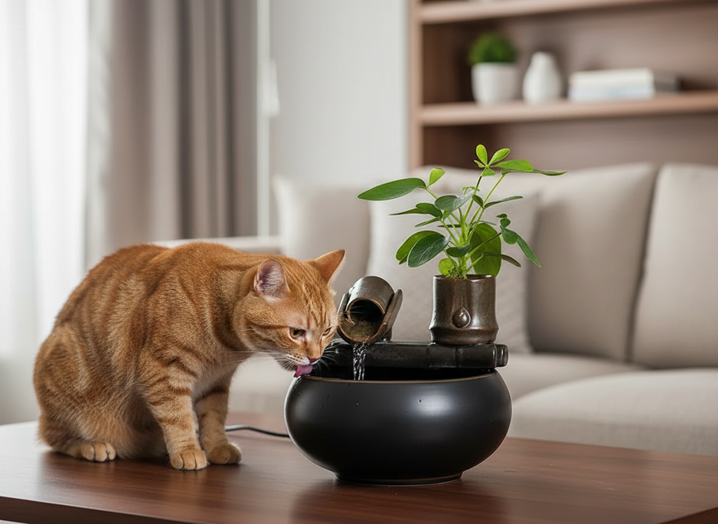 Fontaine à eau en céramique design - FLORALO