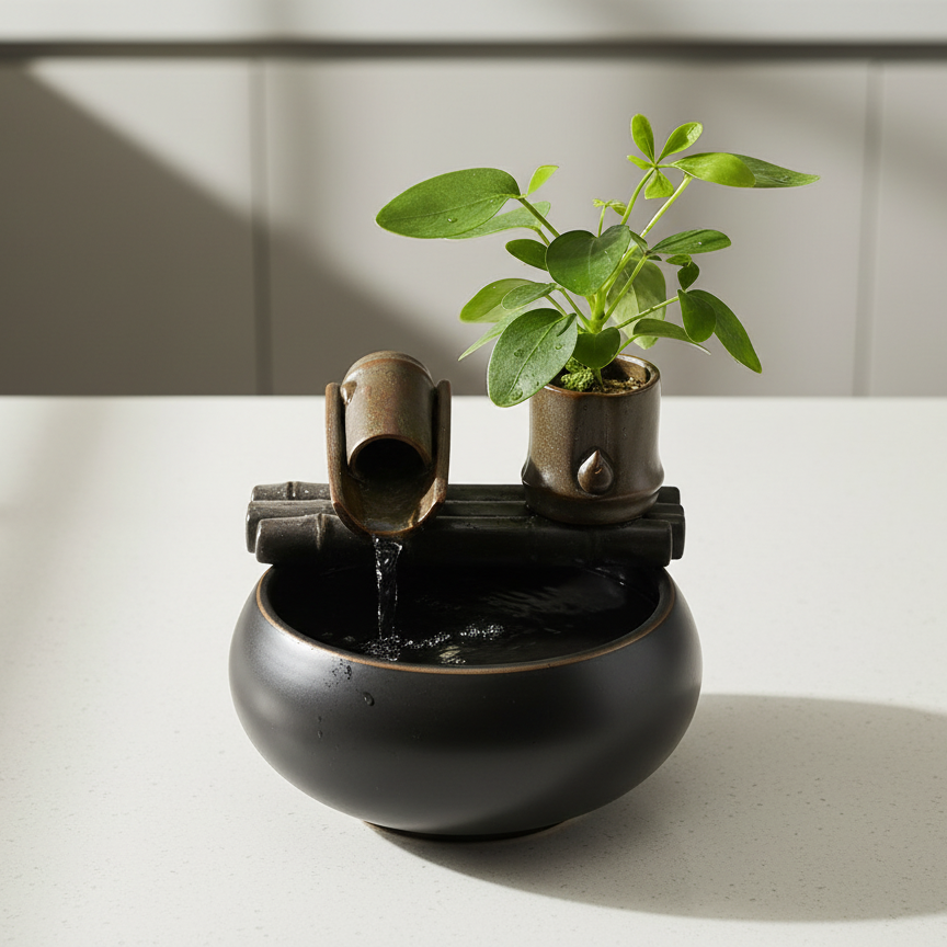 Fontaine à eau en céramique design - FLORALO